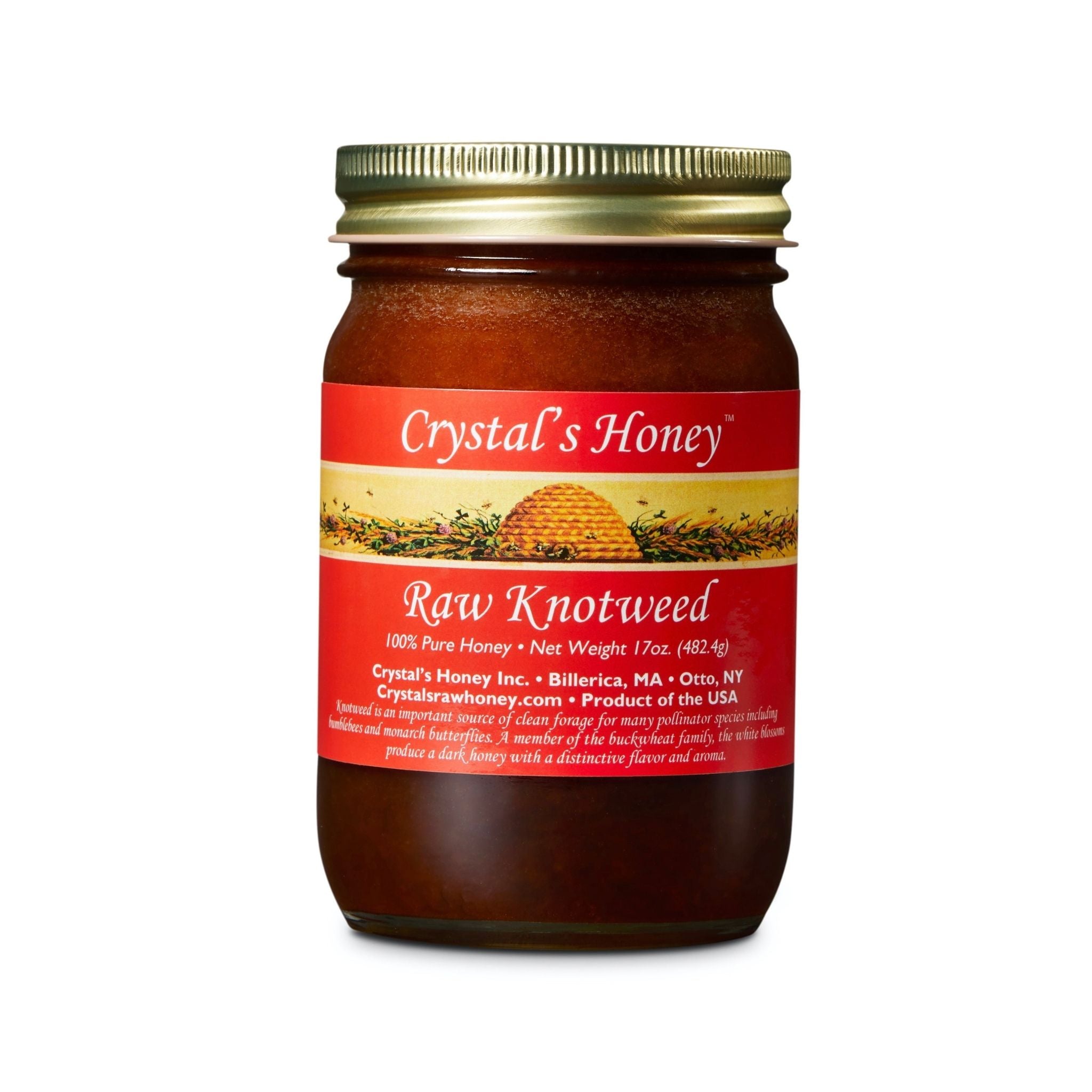 Raw Knotweed Honey · 17oz.