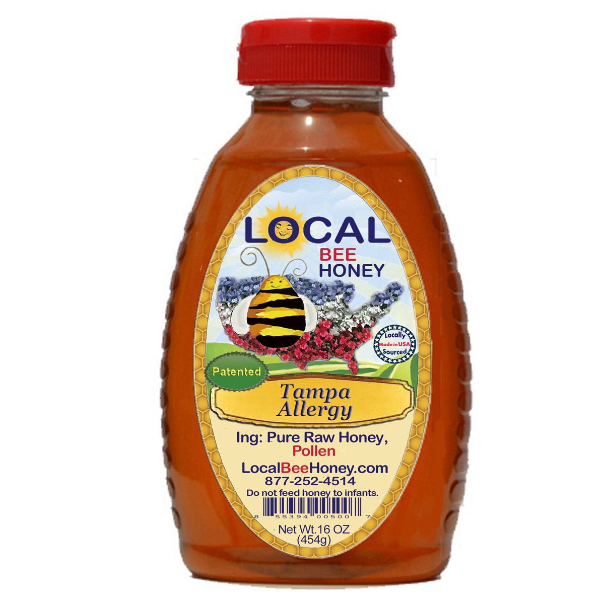 Tampa Allergy Honey · size: 16oz, city: Tampa