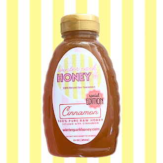 Special Edition: Cinnamon Honey 100% natural honey infused with Cinnamon · size: 16oz