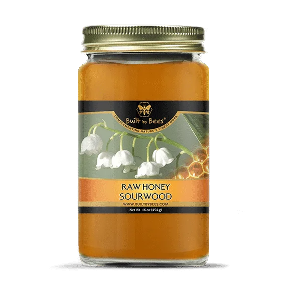 Raw Sourwood Honey · Weight: 16 Oz Glass