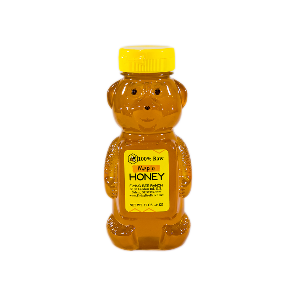 Maple Honey · Sizes: 12 oz. Bear
