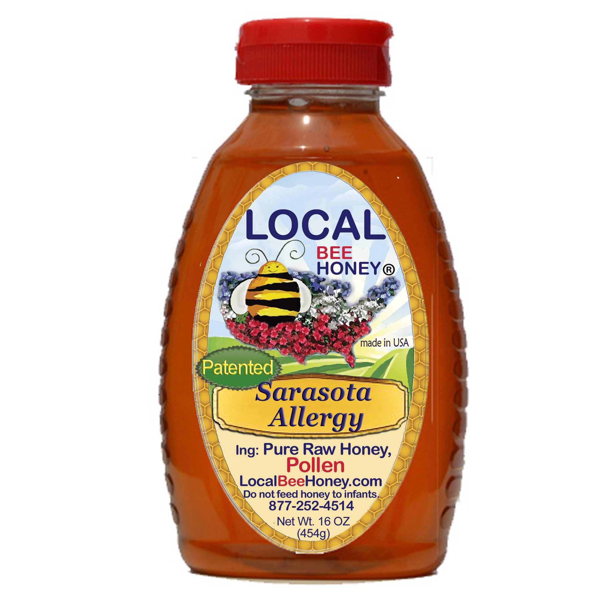 Sarasota Allergy Honey · size: 16oz