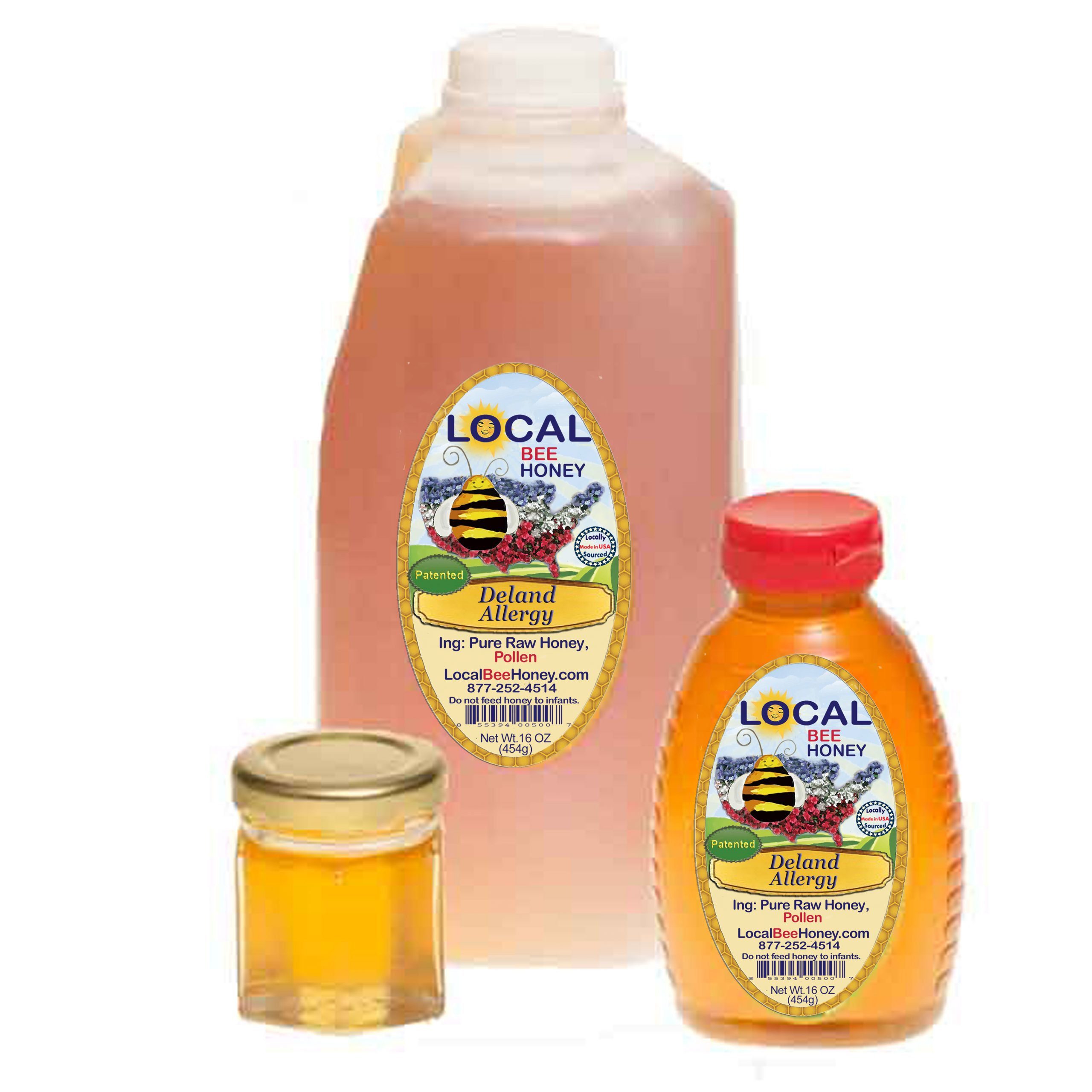 Deland Allergy Honey · size: 16oz
