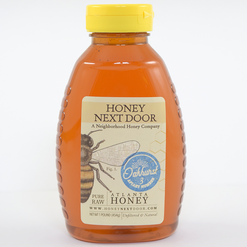 1 lb. Pure Raw Atlanta Honey · Inman Park