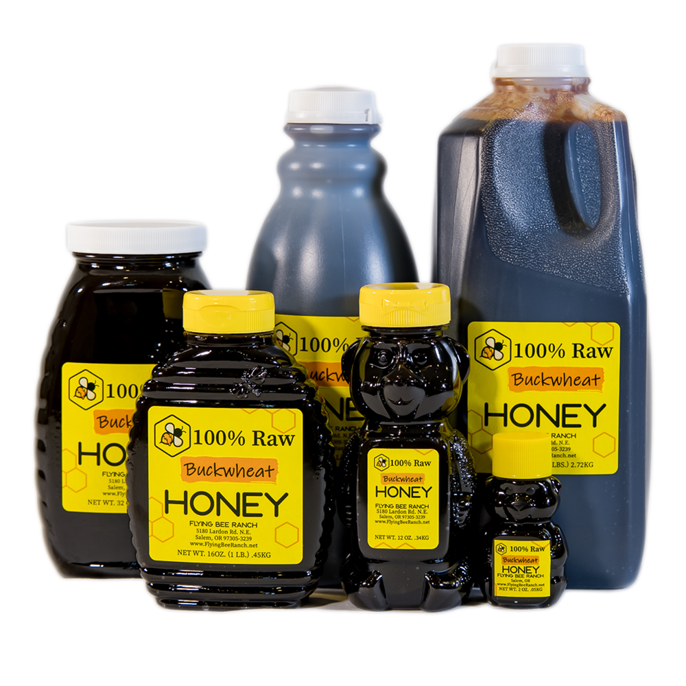 Buckwheat Honey · Sizes: 23 lbs. Bucket