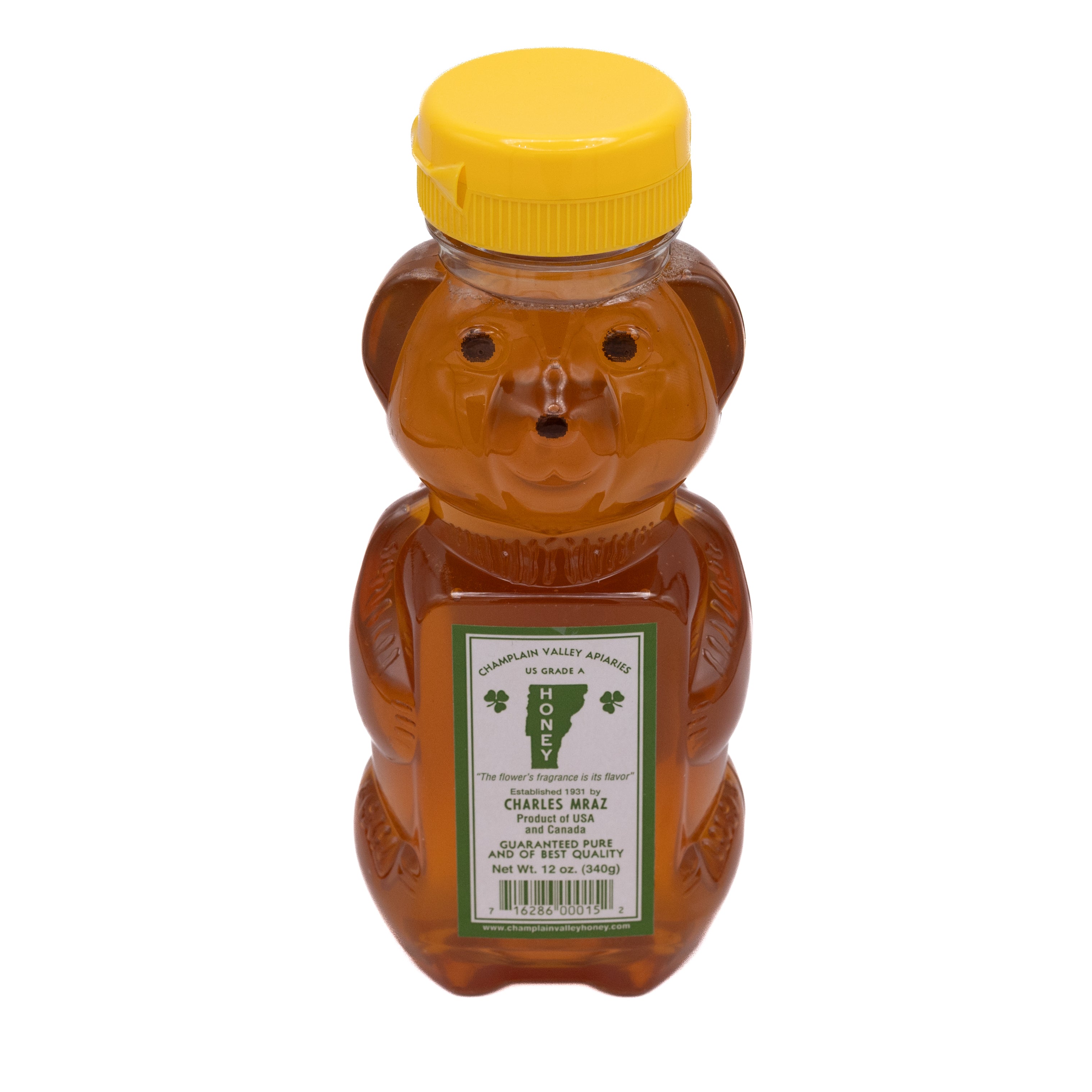 Liquid Honey - 12 oz Honey Bear Bottle · Single