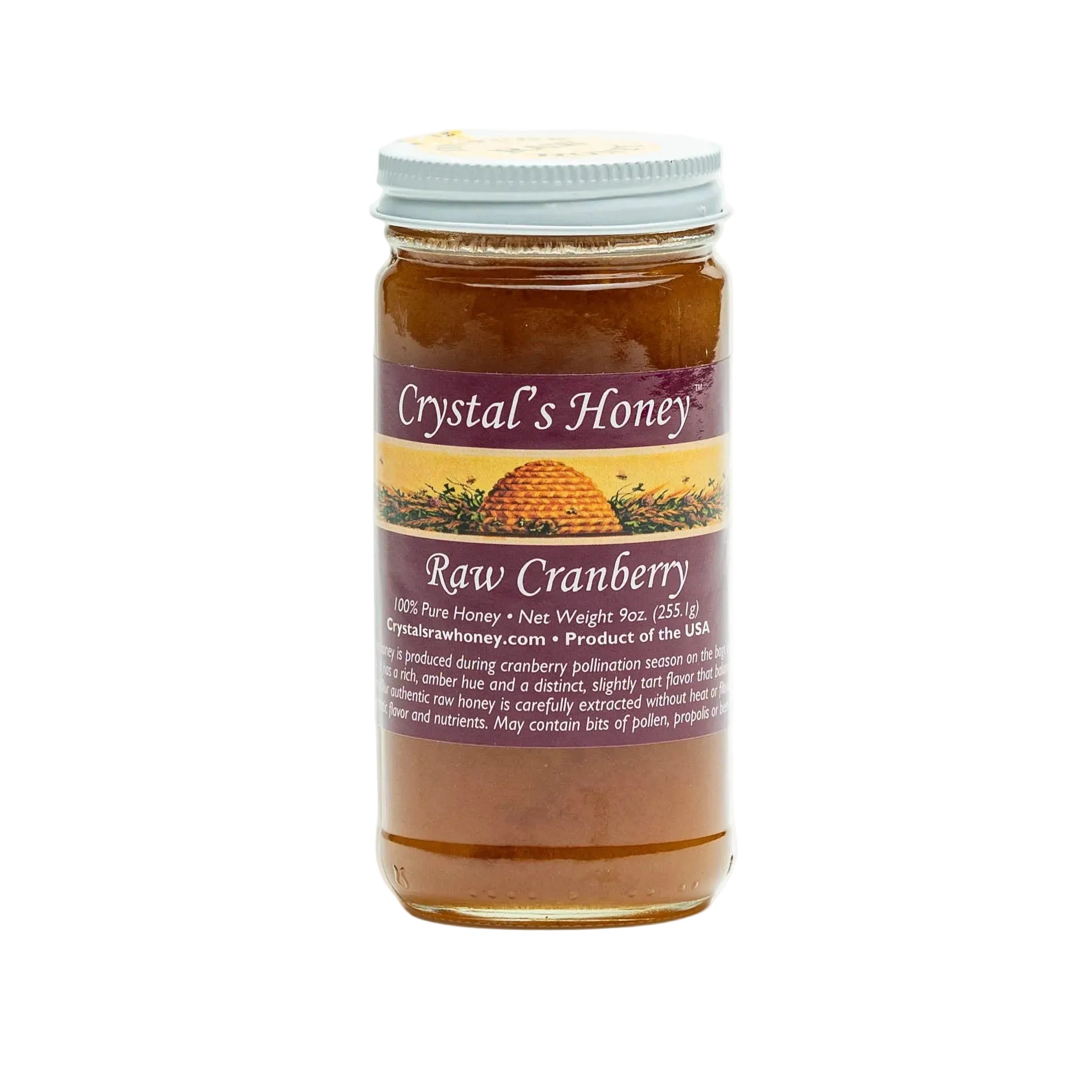 Raw Cranberry Honey · 9 oz