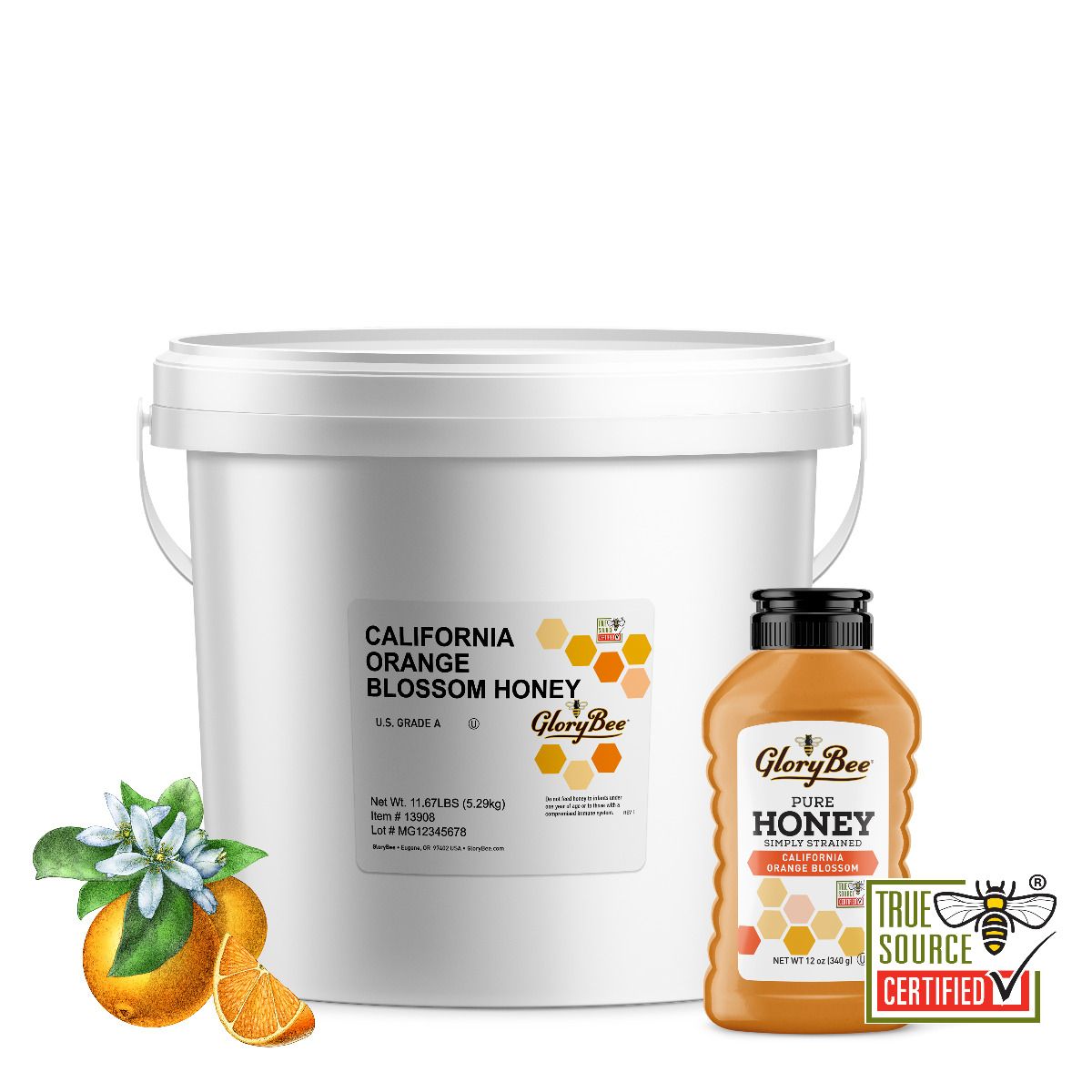 California Orange Blossom Honey · 11.67 Pound Pail