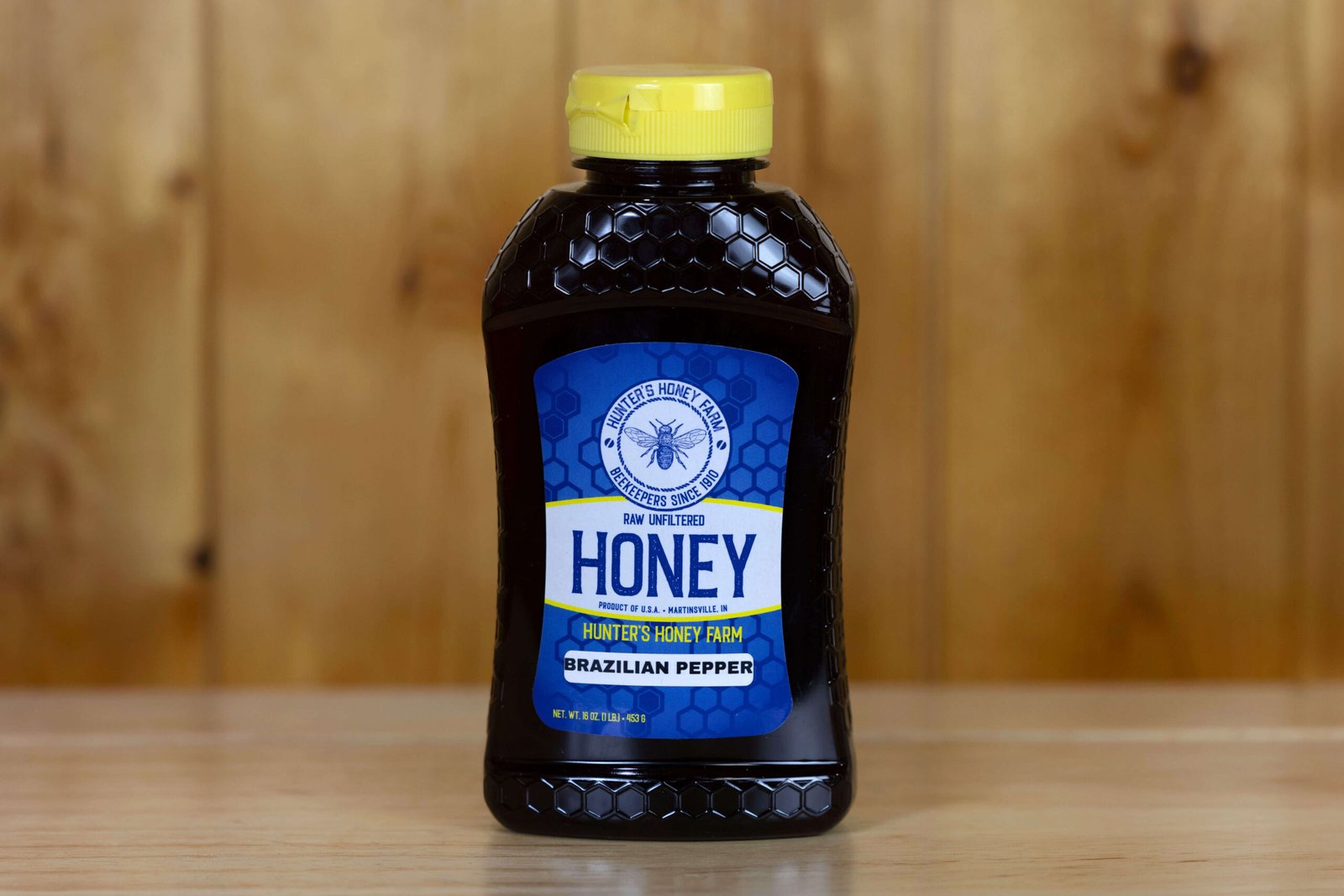 Raw Brazilian Pepper Blossom Honey · Unit of Measure: Case of 12, Bottle Size: 1 lb