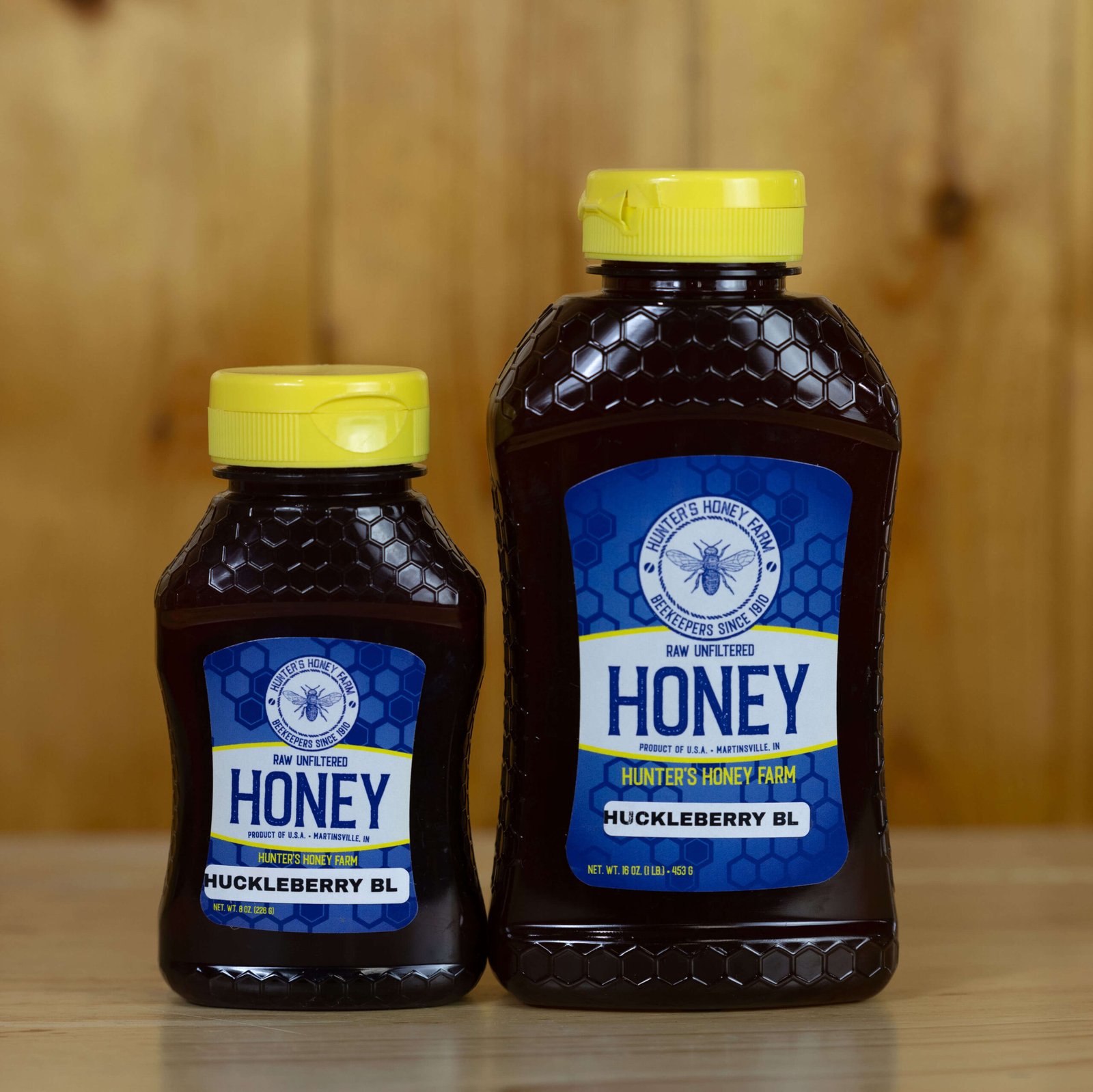 Raw Huckleberry Blossom Honey · Unit of Measure: Case of 12, Bottle Size: 1 lb