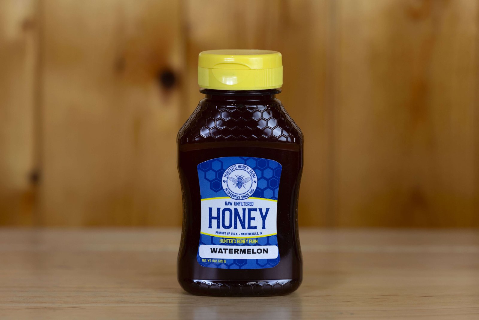 Raw Watermelon Blossom Honey · Bottle Size: 8 oz, Unit of Measure: Individual