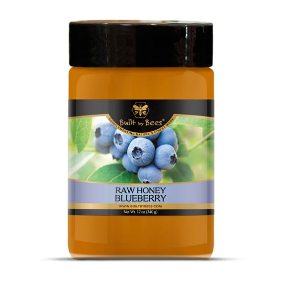 Raw Blueberry Blossom Honey · Weight: 12 oz