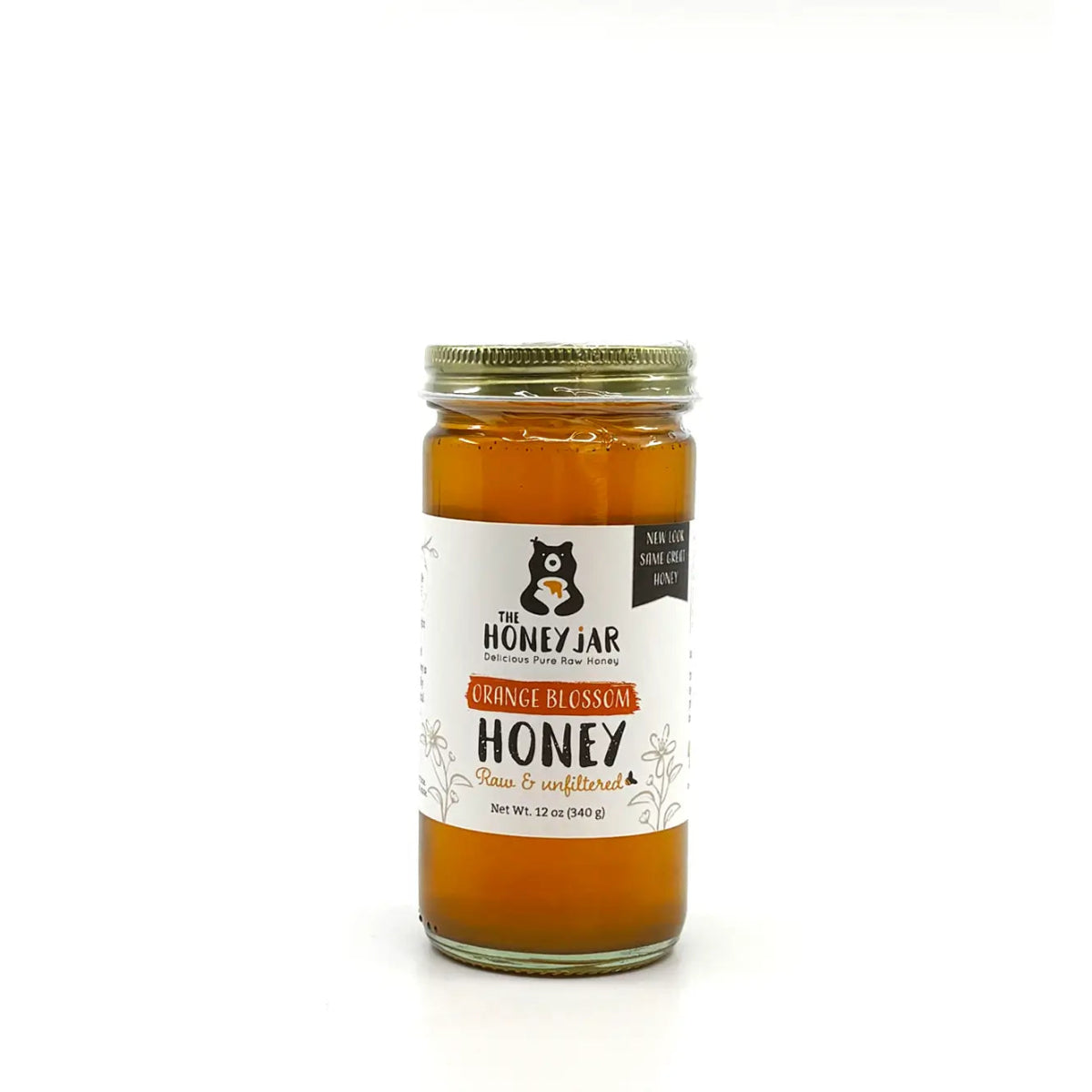 Orange Blossom Honey - Raw and Unfiltered - 12 oz · Single