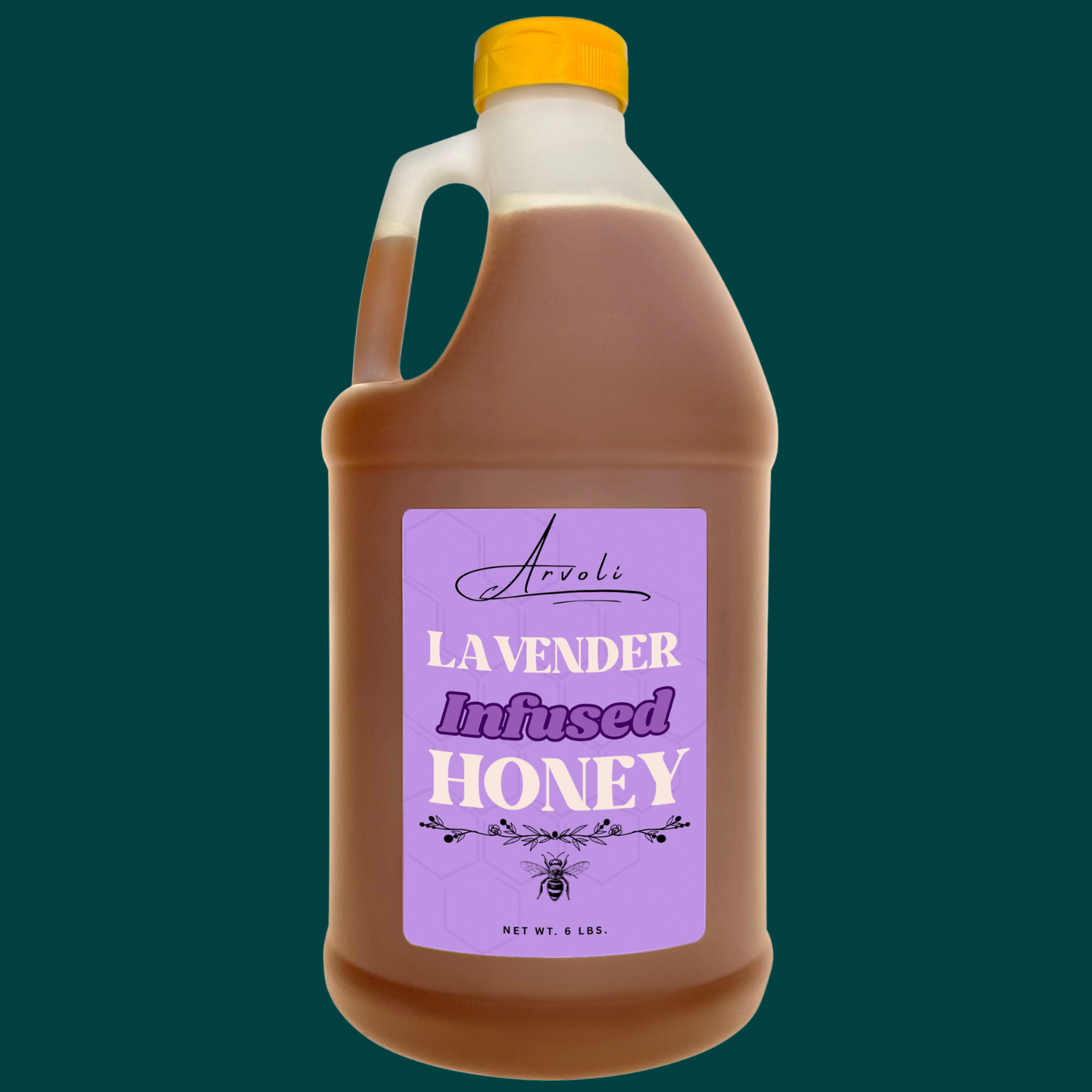 Lavender Honey - Half Gallon (6lb) Jug · Pack of 4