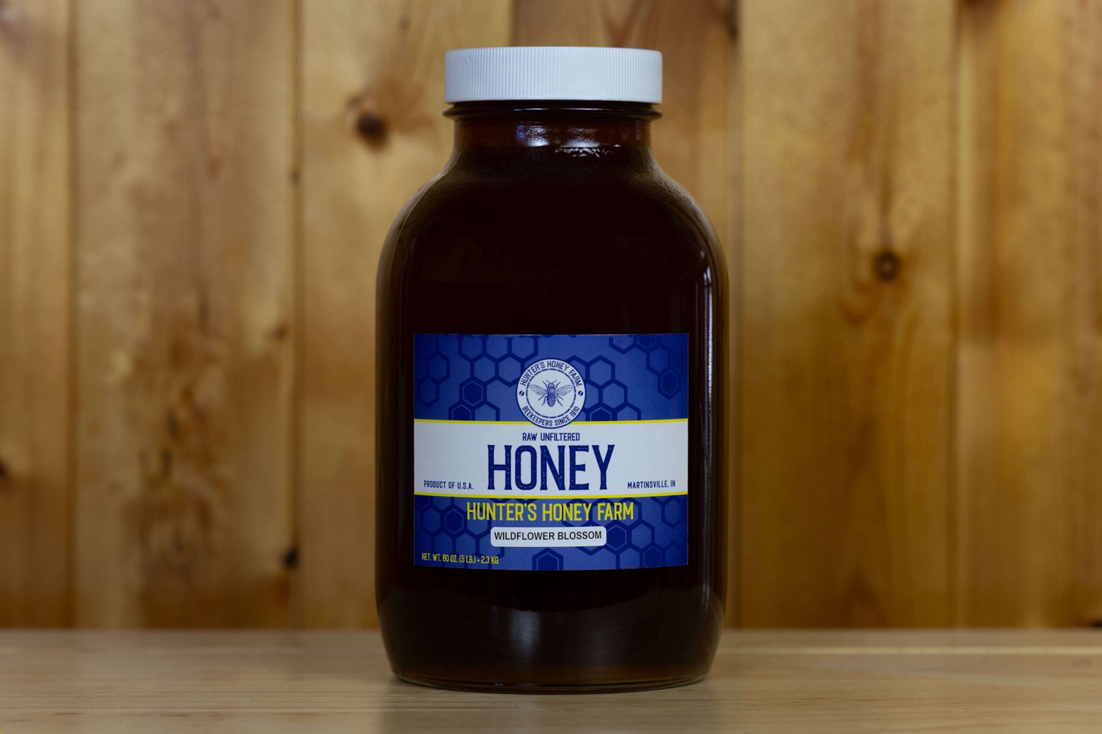 Raw Wildflower Honey 5 lb Bottle · Unit of Measure: Case of 6