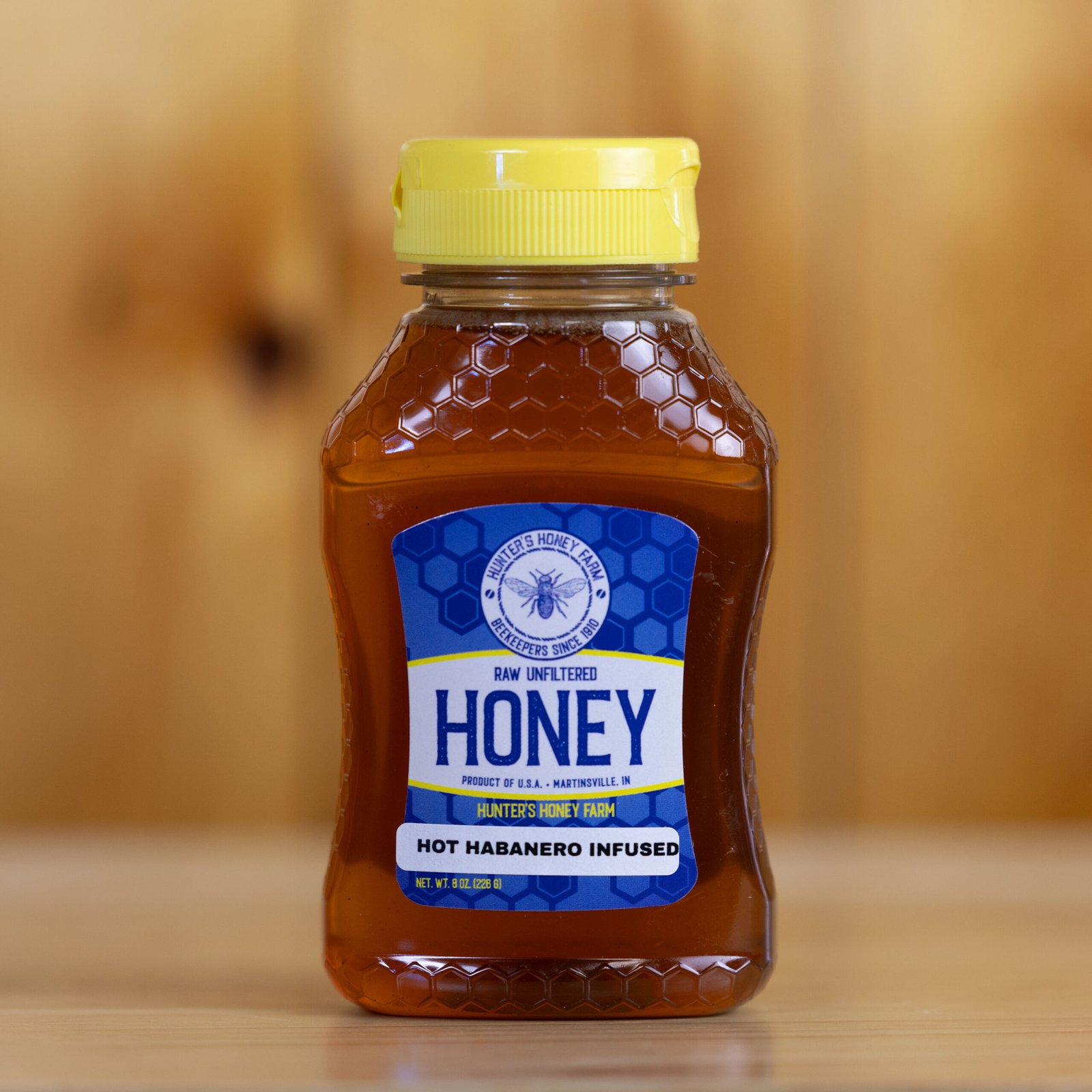 Hot Habanero Infused Raw Honey · Unit of Measure: Individual, Bottle Size: 8 oz
