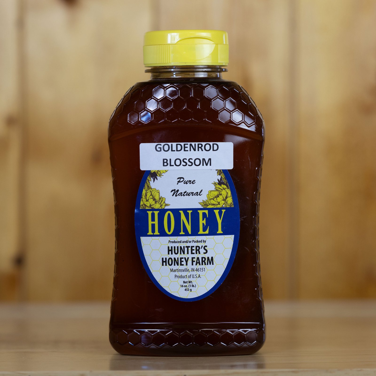 Raw Goldenrod Blossom Honey · Bottle Size: 1 lb, Unit of Measure: Case of 12