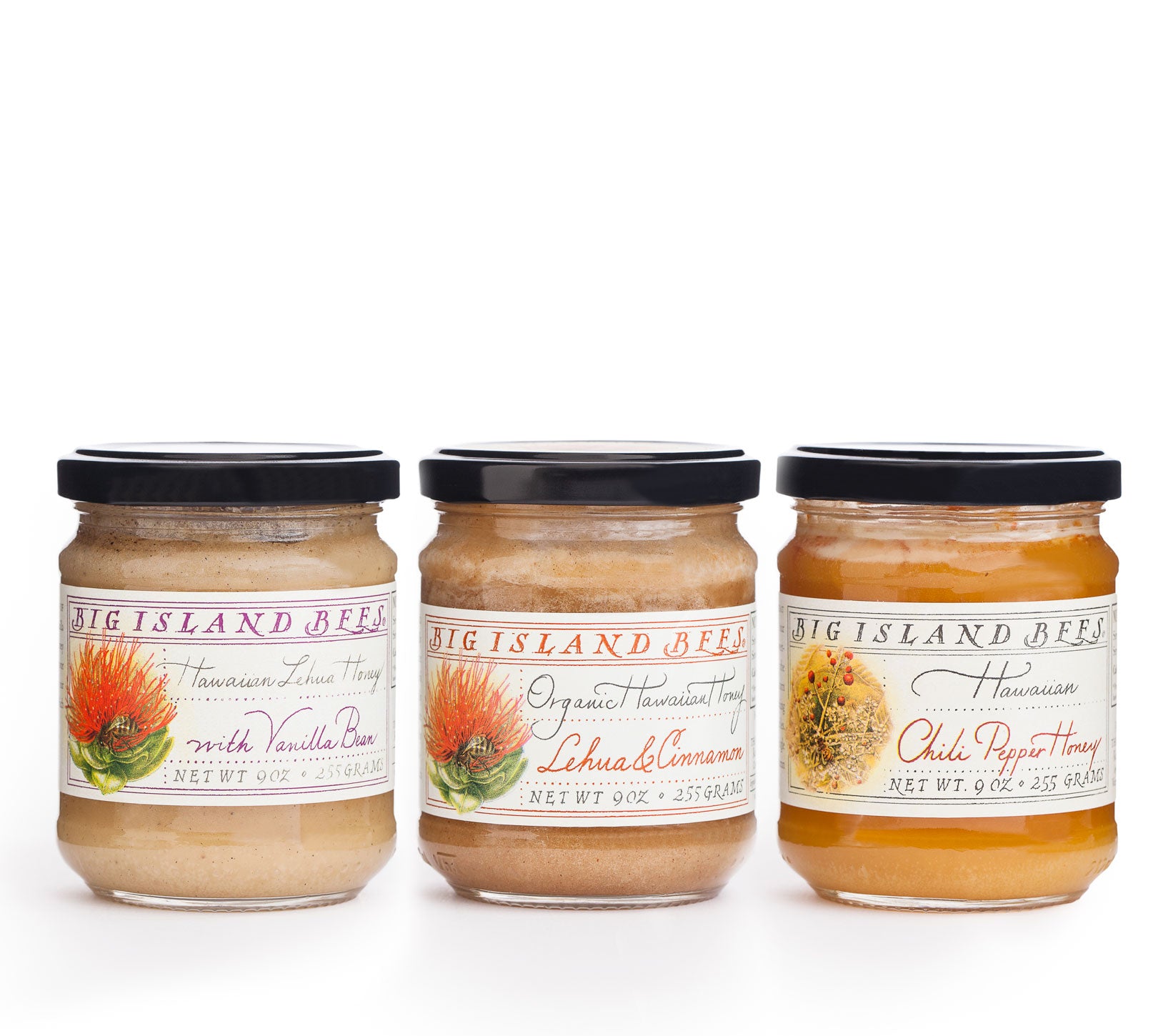 Hawaiian Honey Sampler · Spiced Honey Sampler