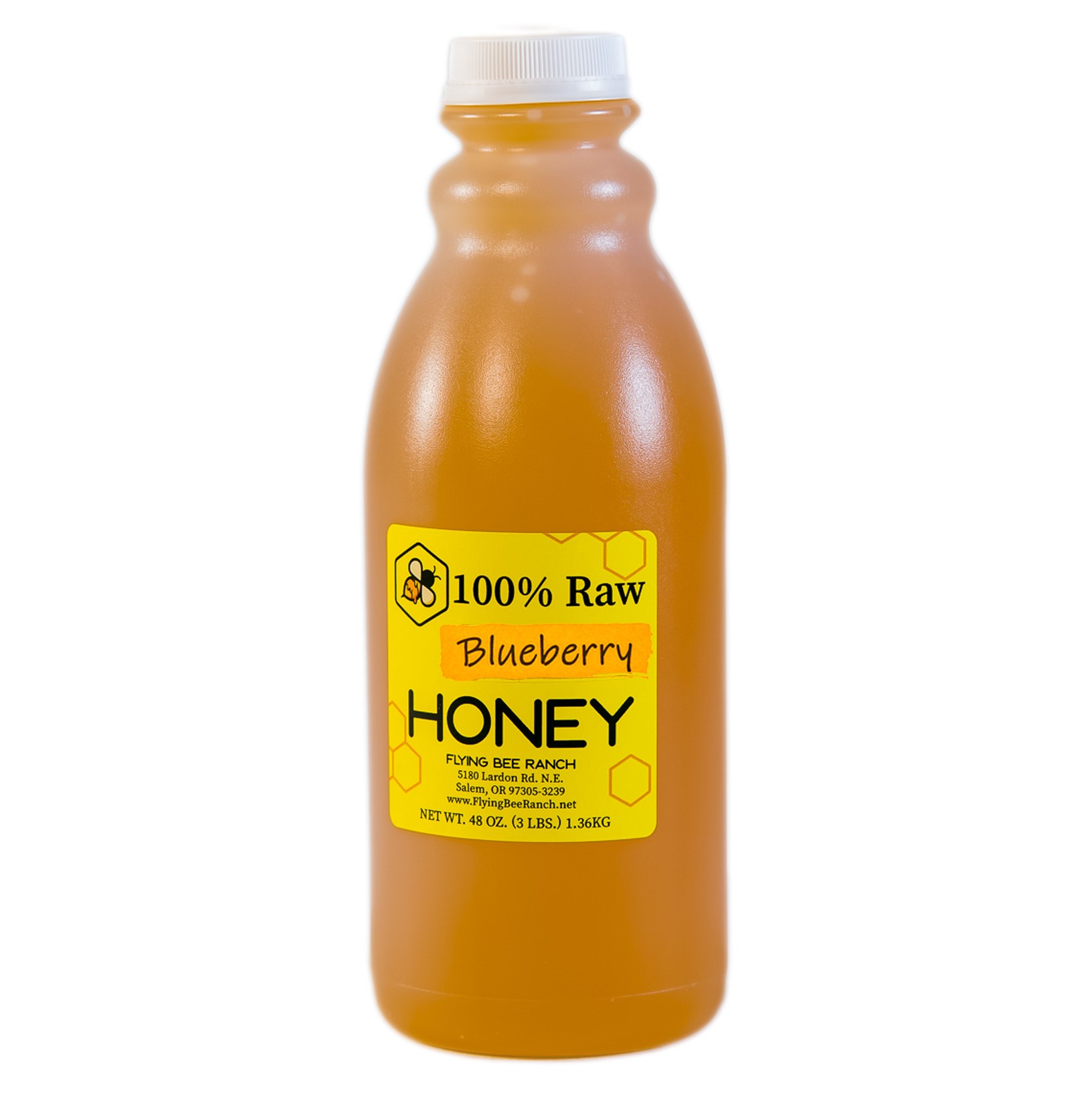 Blueberry Honey · Sizes: 3 lbs. Bottle