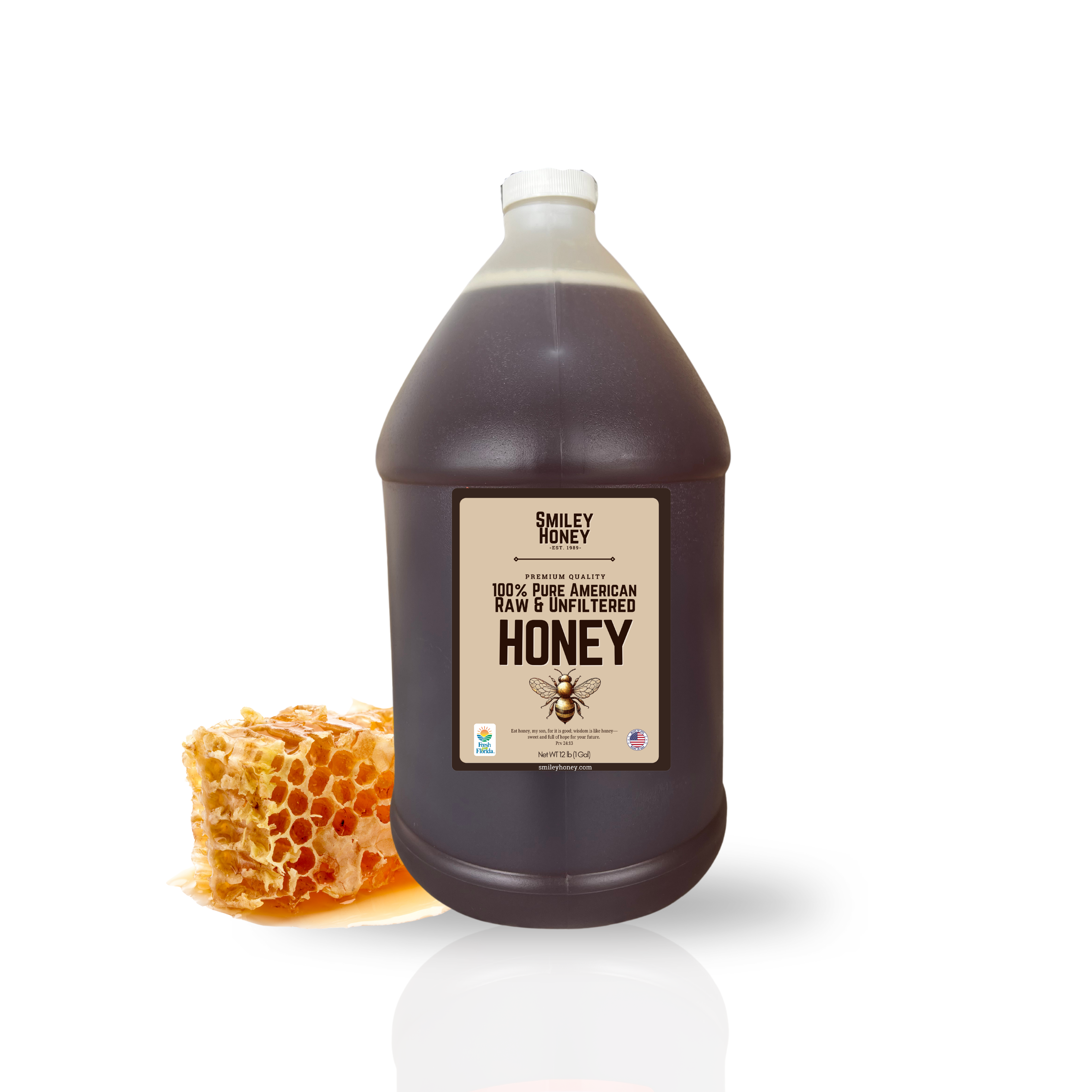Raw Honey Local Hives · 1 Gallon Jar