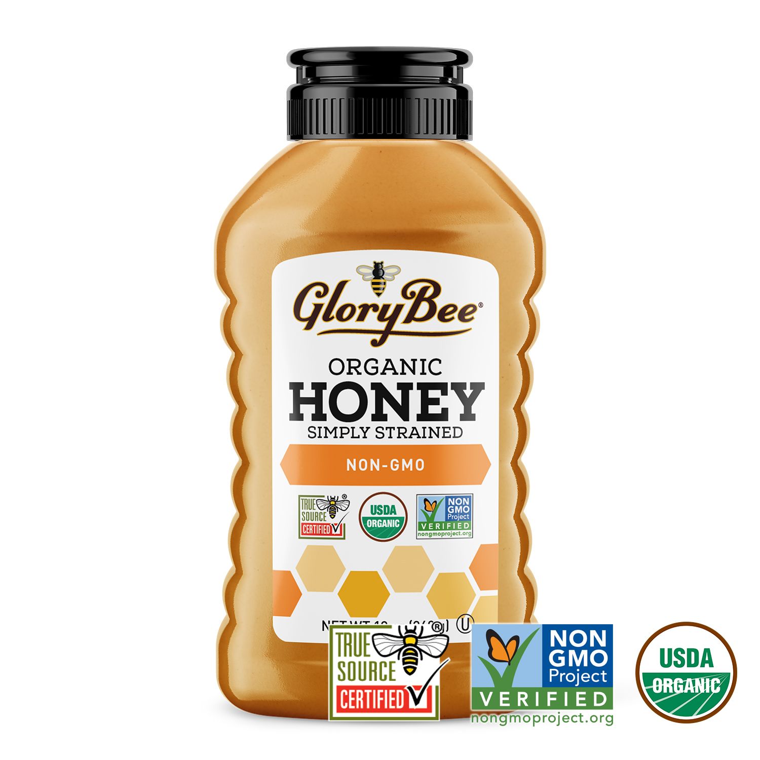Simply Strained Organic Light and Mild Honey · 6 / 12 Ounce
