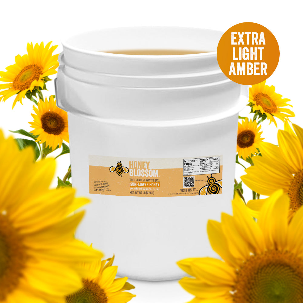 Sunflower Honey (Extra Light Amber) 60-lb Bucket