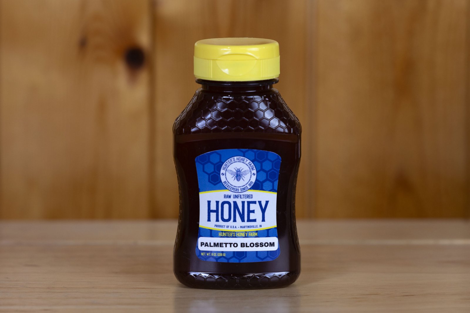 Raw Palmetto Blossom Honey · Bottle Size: 8 oz, Unit of Measure: Individual