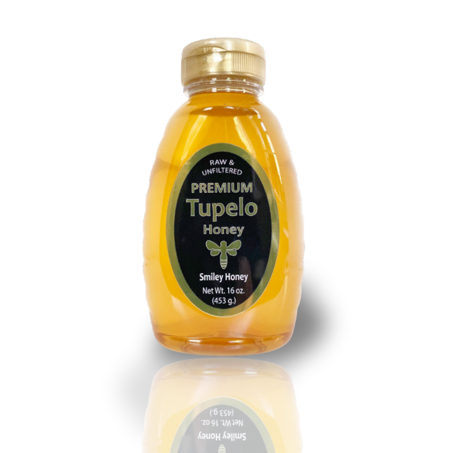 Premium Tupelo Honey · 1 Pound Plastic Bottle