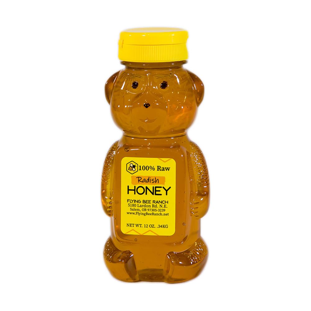 Radish Honey · Sizes: 12 oz. Bear