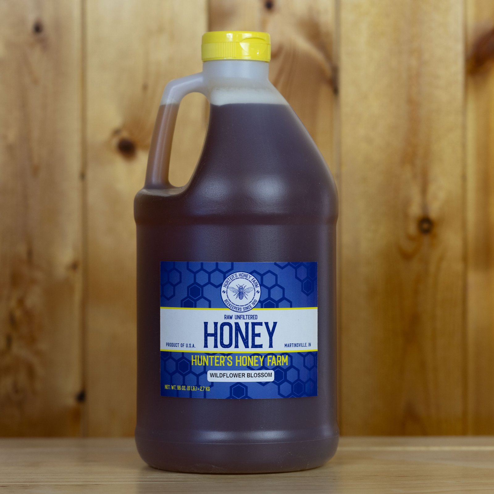 Raw Wildflower Honey 6 lb (Half-Gallon) Jug · Unit of Measure: Case of 6