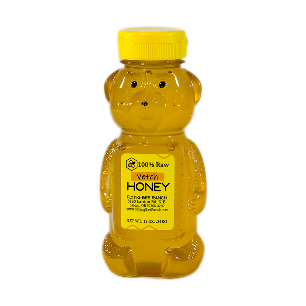 Vetch Honey · Sizes: 12 oz. Bear