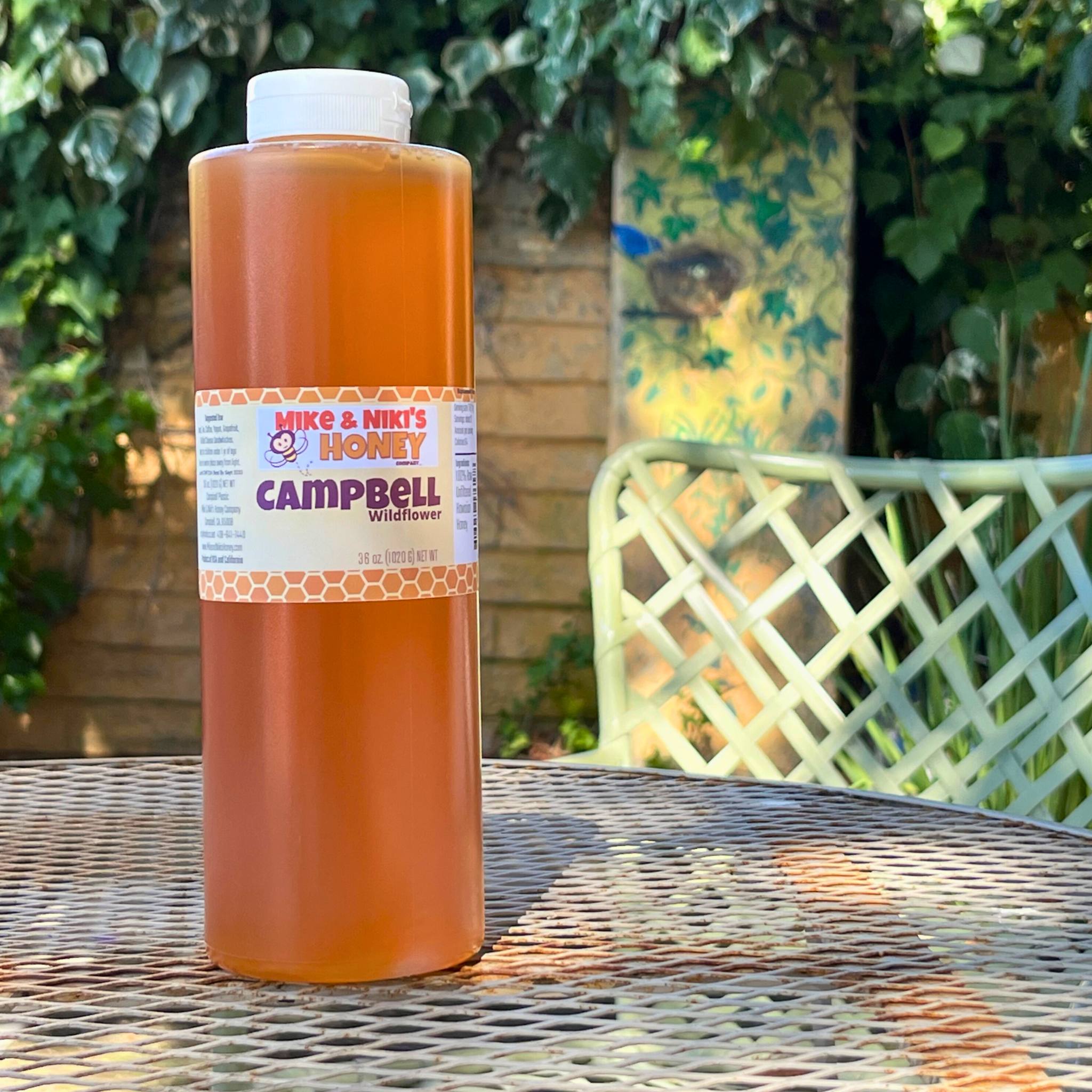 Campbell Wildflower Honey - 36 oz Squeeze-able Plastic