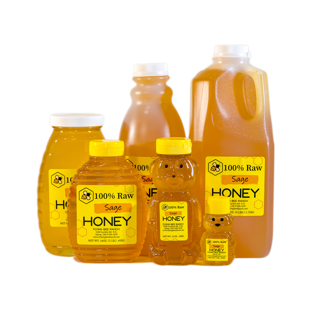Sage Honey · Sizes: 23 lbs. Bucket
