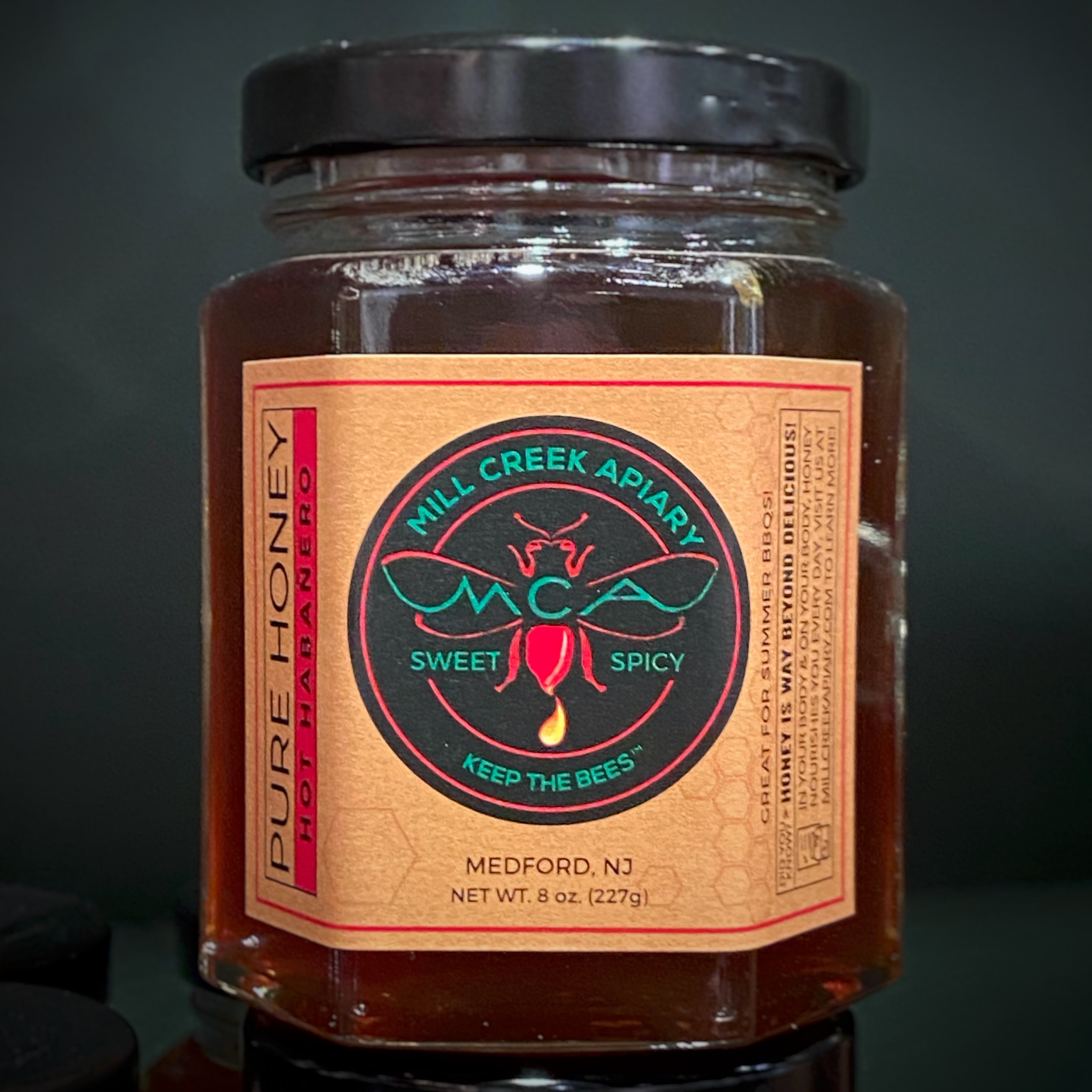 Hot Habanero Infused Honey · 8oz.