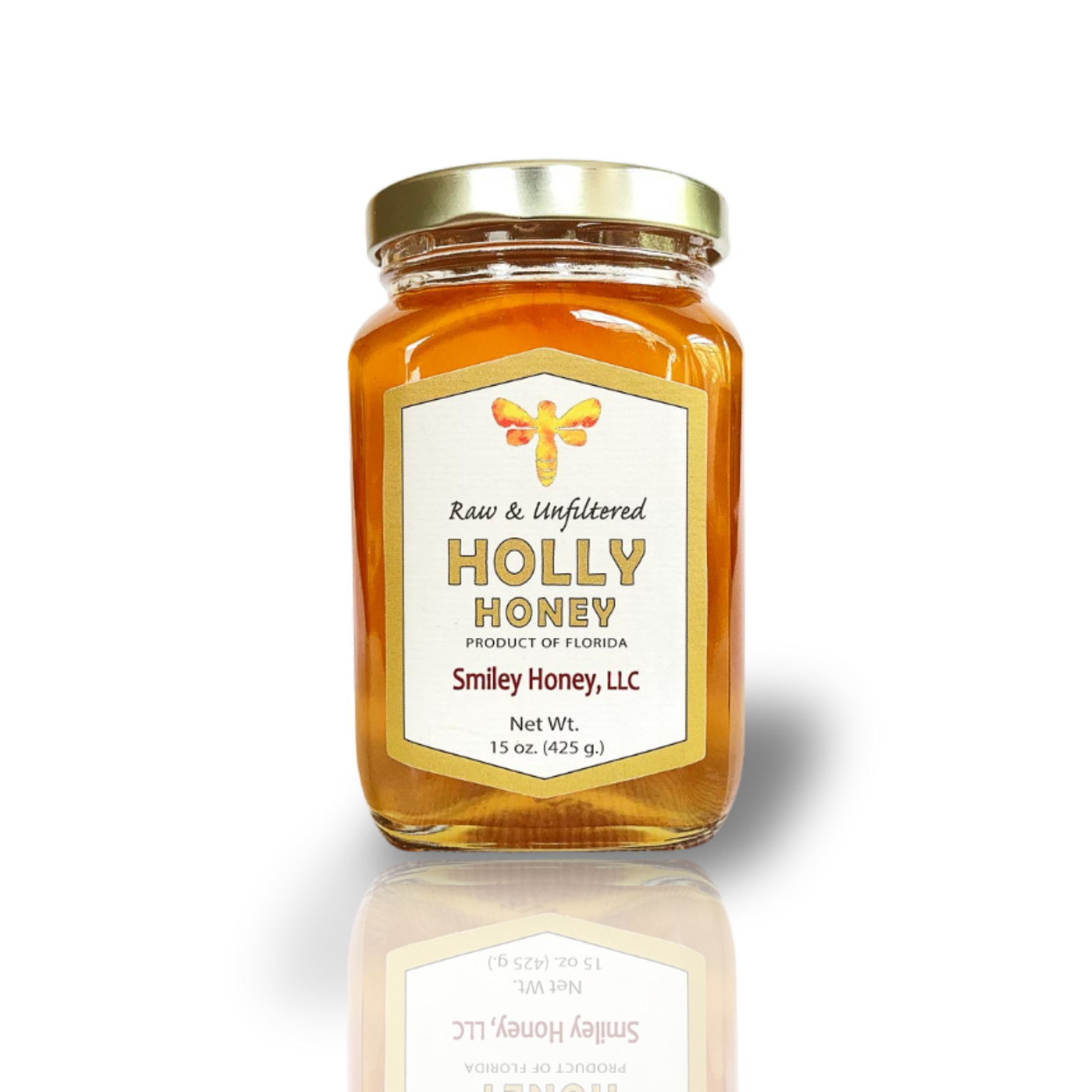 Holly Honey · 15 ounce glass jar