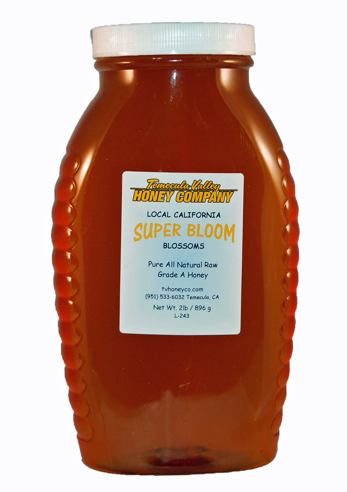 Raw Local Honey – Super Bloom · Size: 2lb Jar