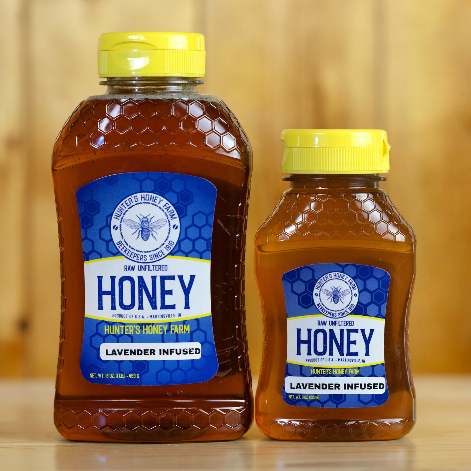 Lavender Infused Raw Honey · Unit of Measure: Individual, Bottle Size: 8 oz