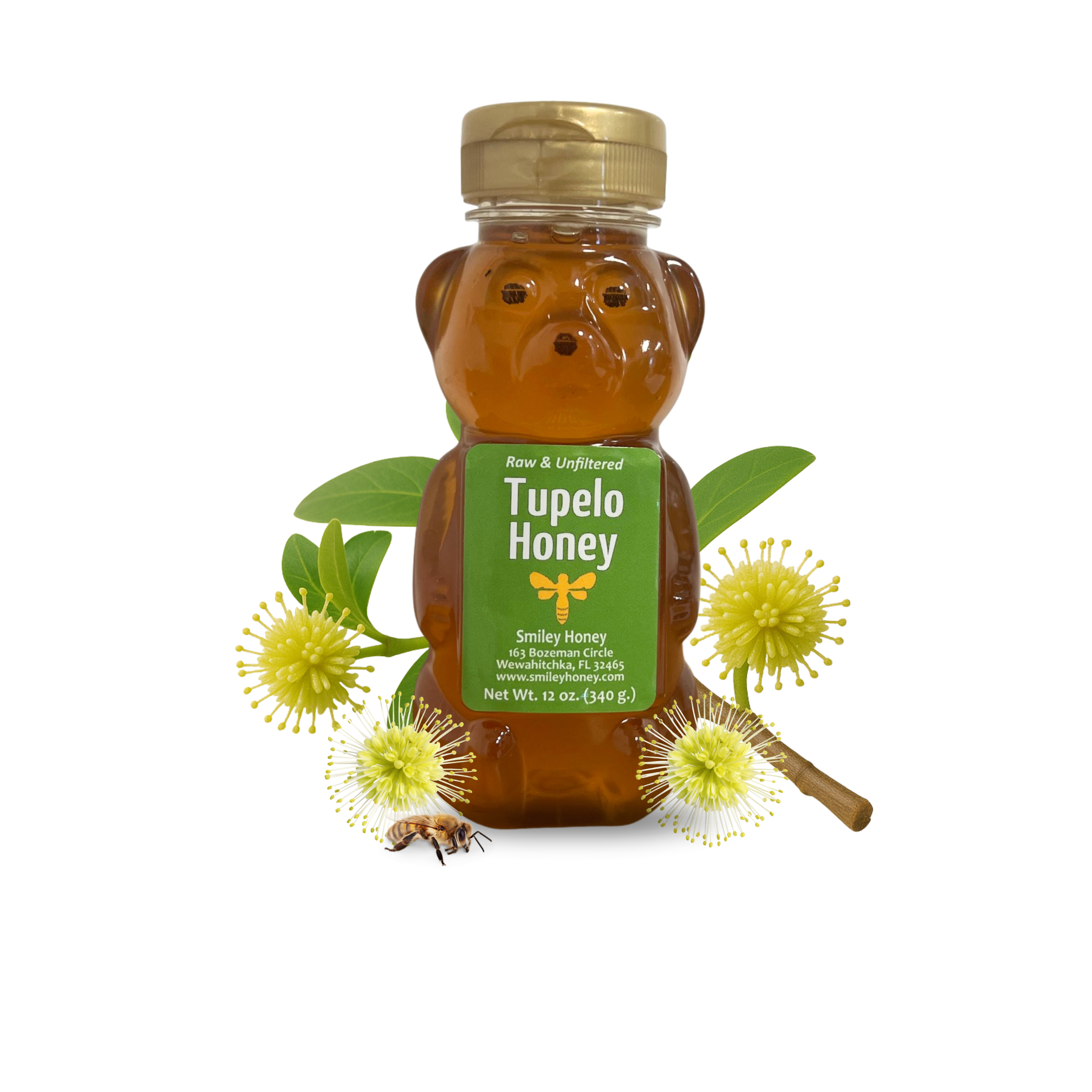 Tupelo Honey Bear · 12oz Honey Bear bottle