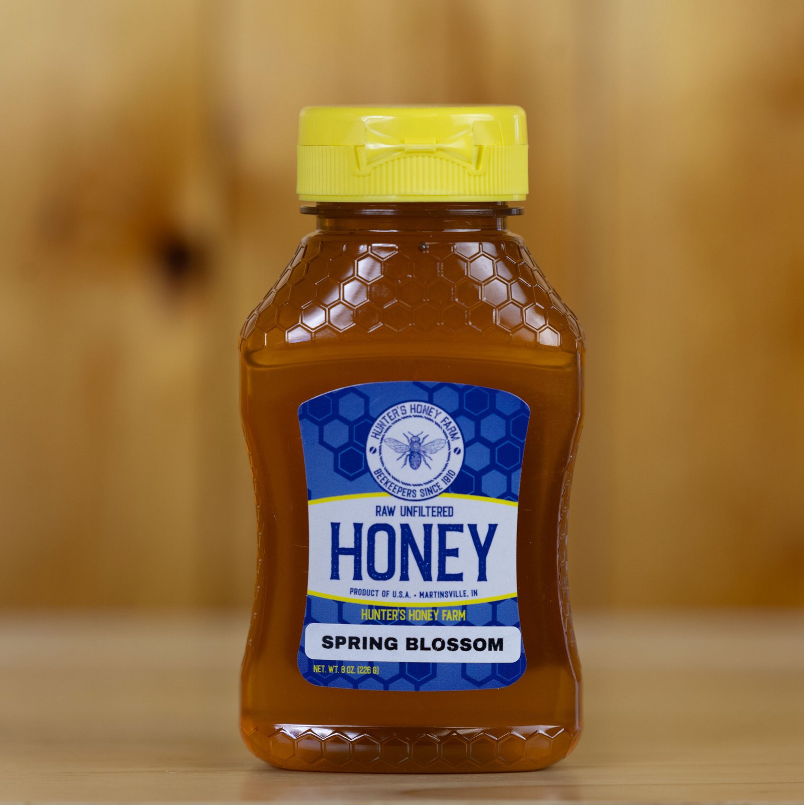 Raw Spring Blossom Honey · Bottle Size: 8 oz, Unit of Measure: Individual