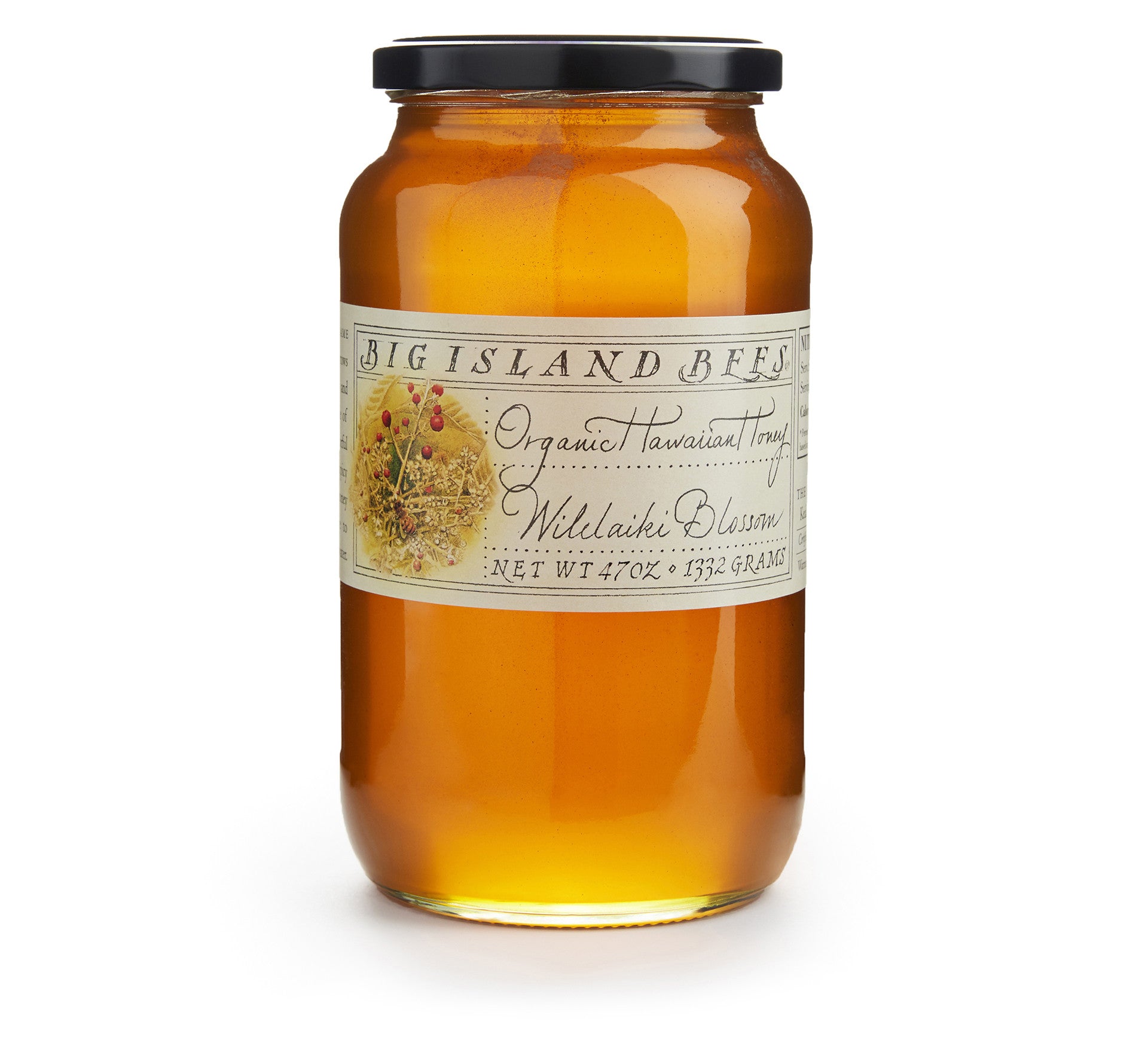 Organic Wilelaiki Honey · 47 oz Glass Jar