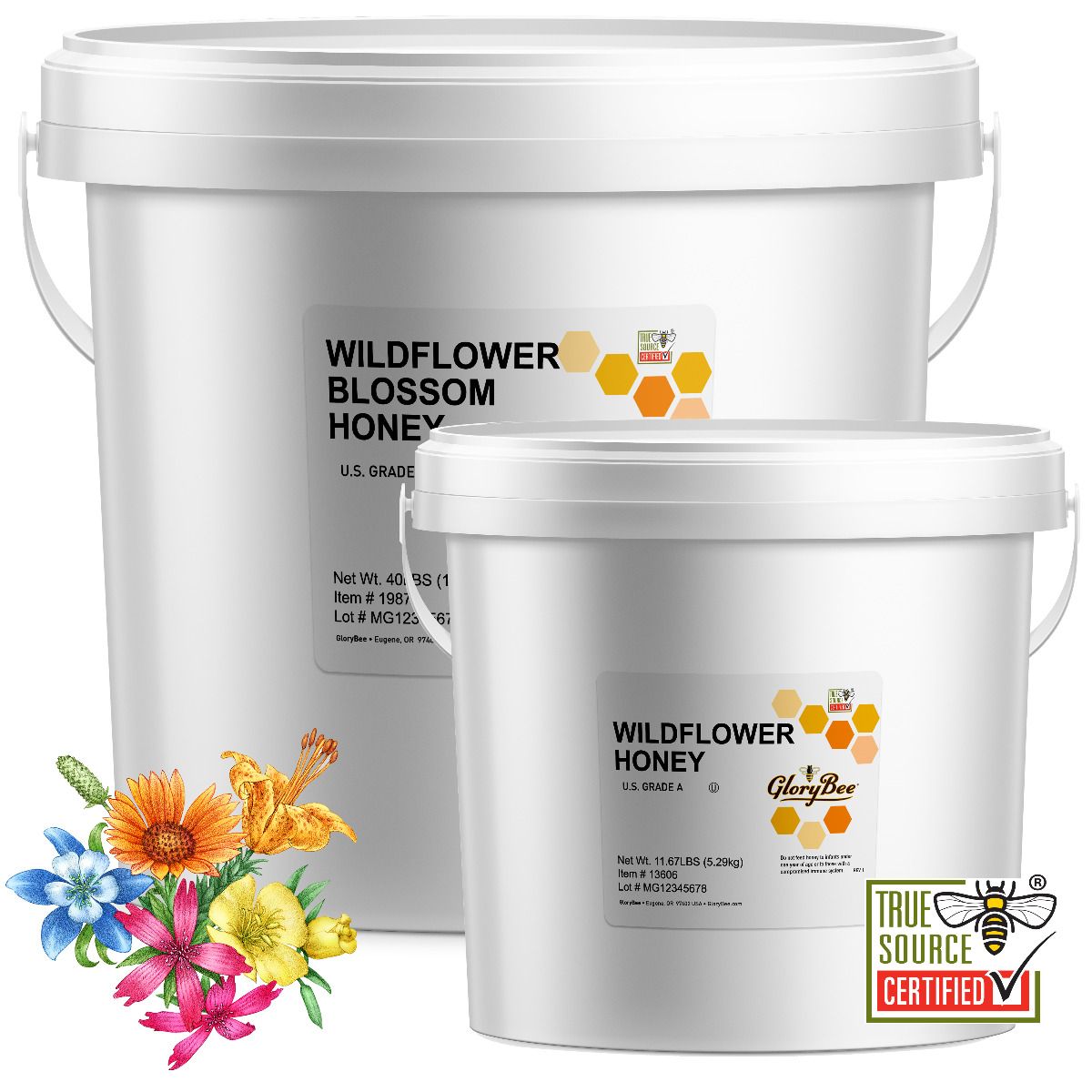 Wildflower Honey · 40 Pound