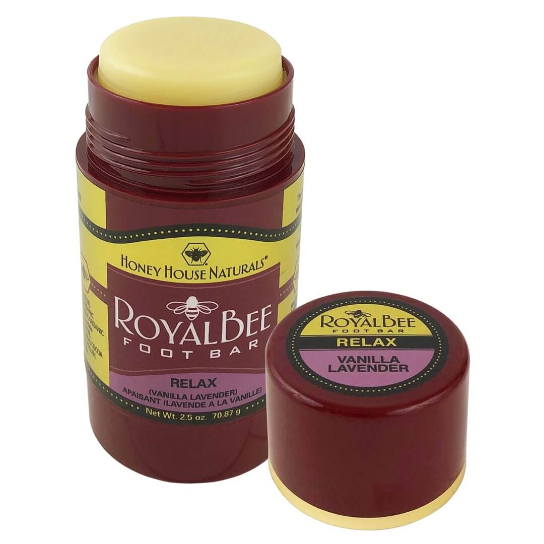 Royal Bee Foot Bar – Natural Skincare | Honey House Naturals · Relax (Lavender Vanilla)