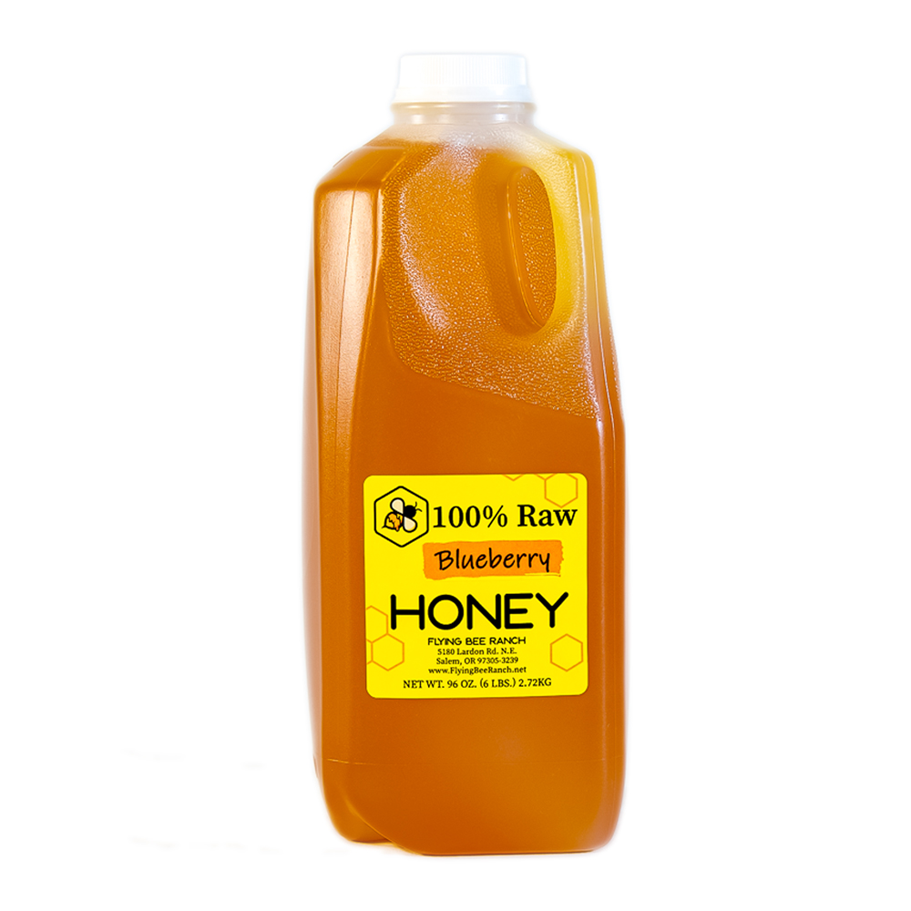 Blueberry Honey · Sizes: 6 lbs. Jug