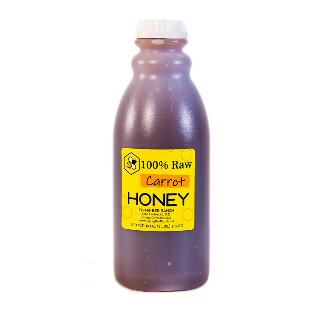 Carrot Honey · Sizes: 3 lbs. Bottle
