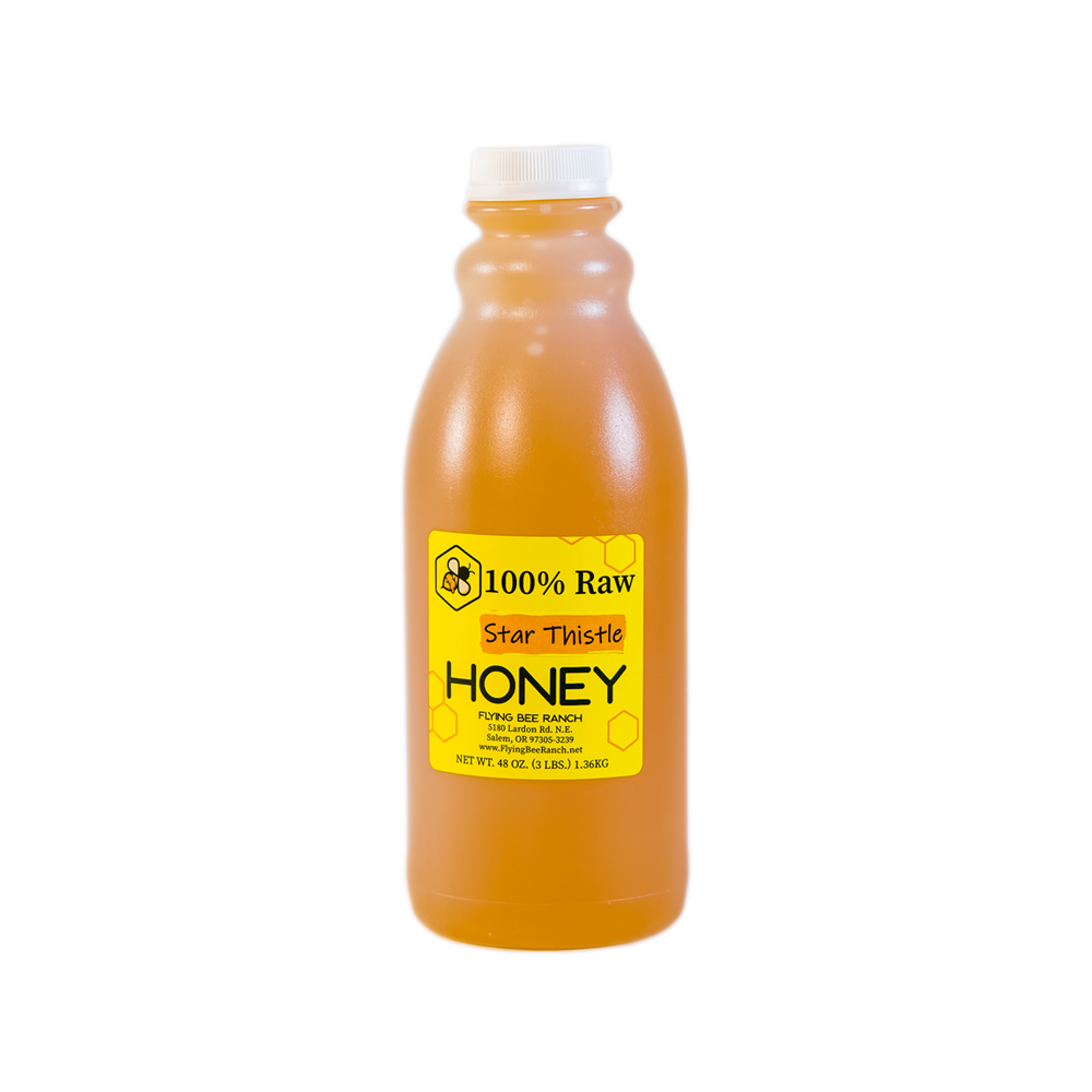 Star Thistle Honey · Sizes: 3 lbs. Bottle