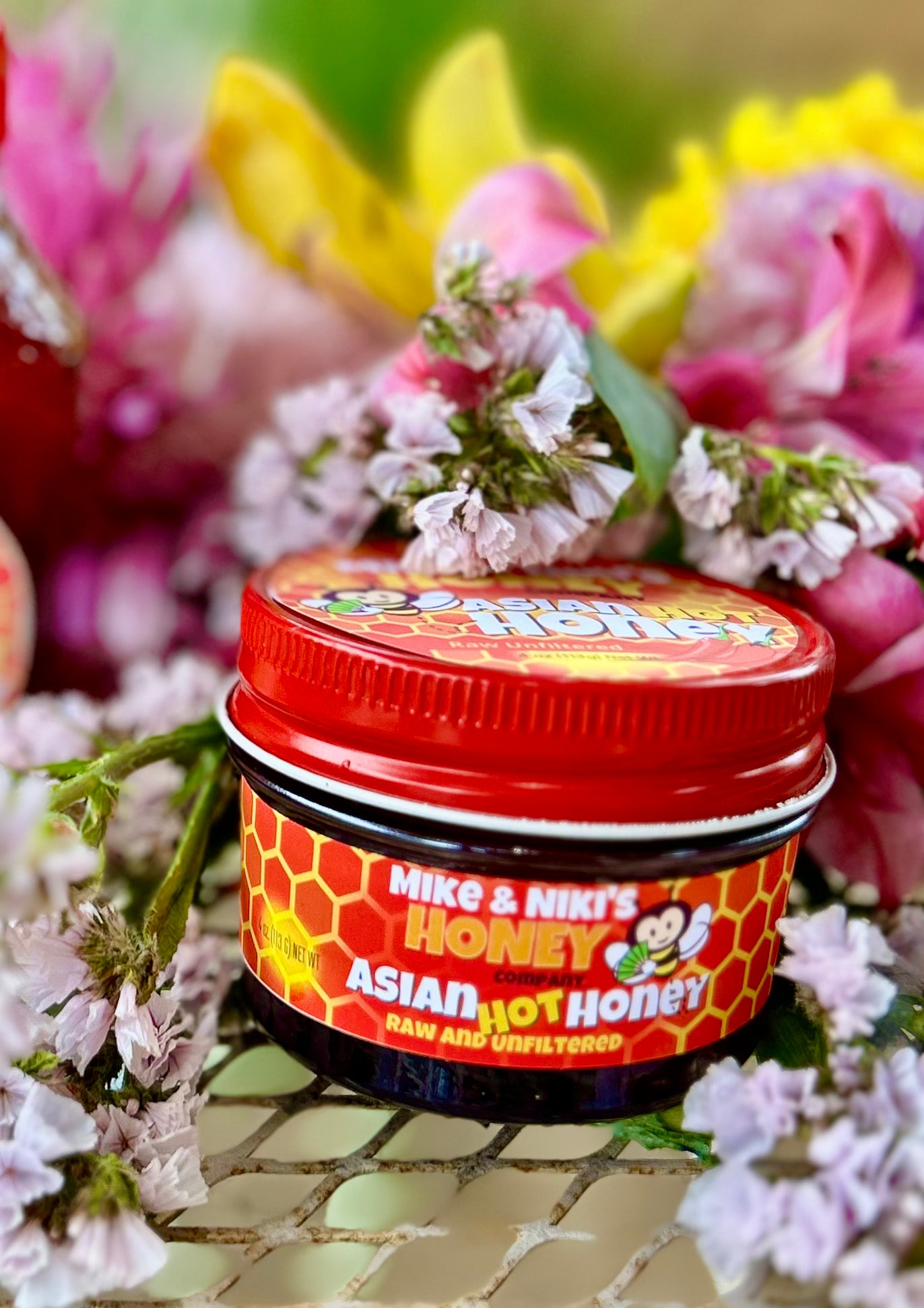Asian Hot Honey - Small (4oz) Scoop-able Glass