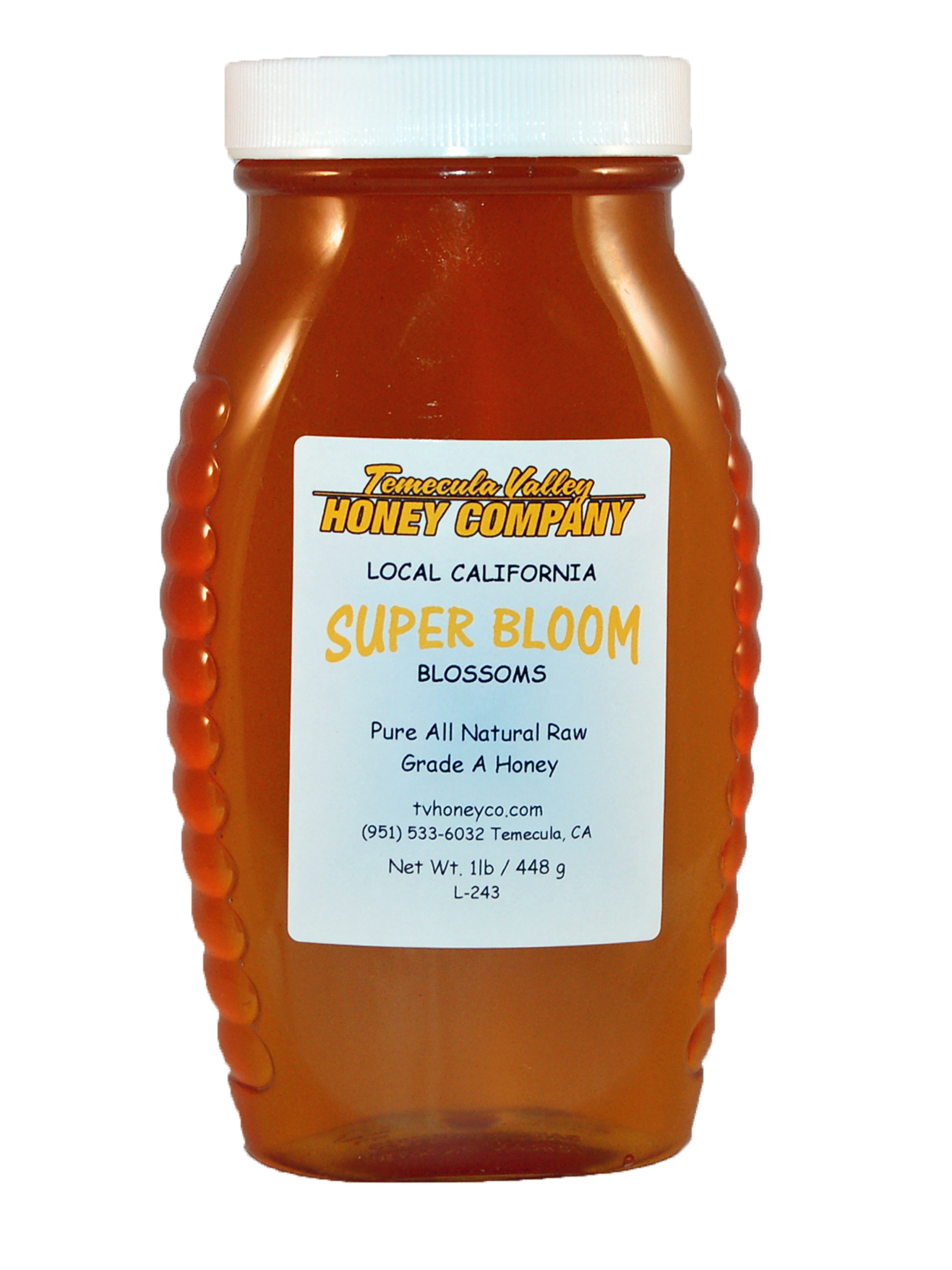 Raw Local Honey – Super Bloom · Size: 1lb Jar