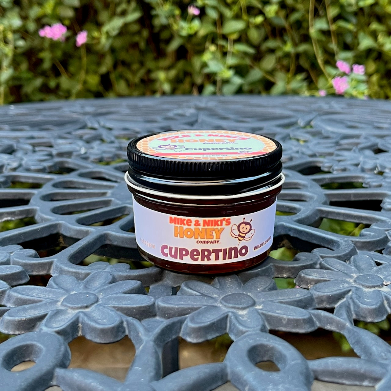 Cupertino Wildflower Honey – Small (4oz) Scoop-able Glass