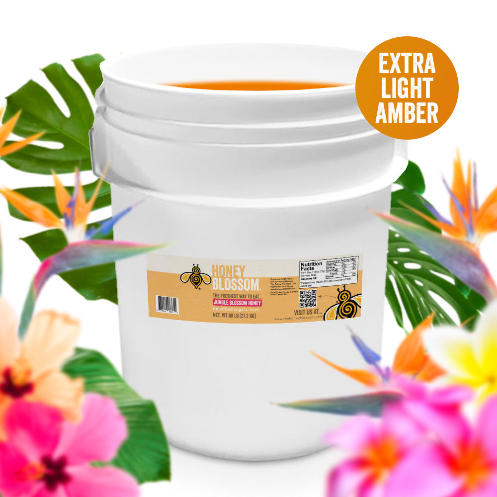 Jungle Polyflora Honey (Extra Light Amber) 60-lb Bucket