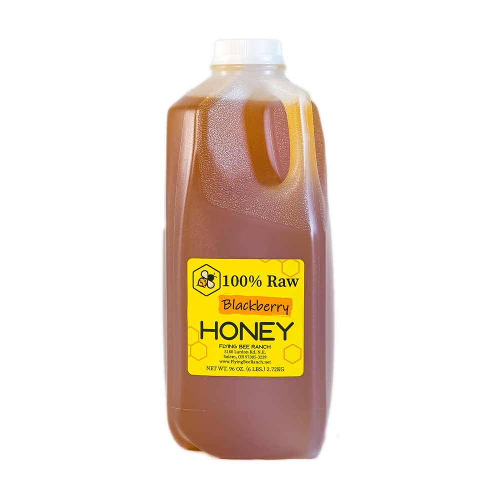 Blackberry Honey · Sizes: 6 lbs. Jug